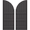 Ekena Millwork Americraft 6-Board (3 Batten) Wood Joined Board-n-Batten Shutters w/ Arch Top, ARW401BQ621X77SMH, PR ARW401BQ621X77SMH - alternate 1